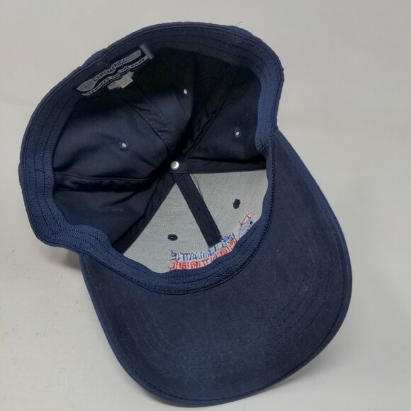 Cap America Golf Men's Fitted Hat Blue Size L/XL Climate Control Company Logo - Picture 6 of 7